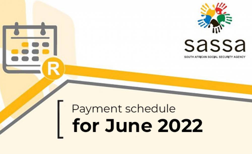 SASSA R350 Grant Payment Dates for June 2022